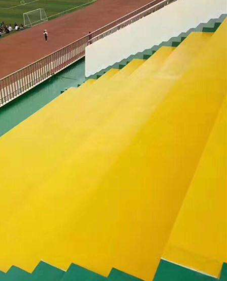 江宁球场台阶翻新修补改造